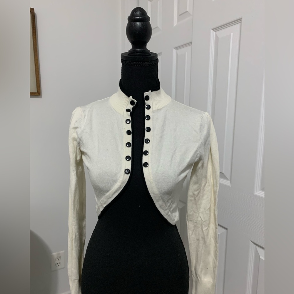 Women’s Bolero Cardigan with Puff sleeves, size S
